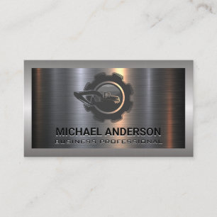 Logotypen Fordon Metallindustrin Visitkort