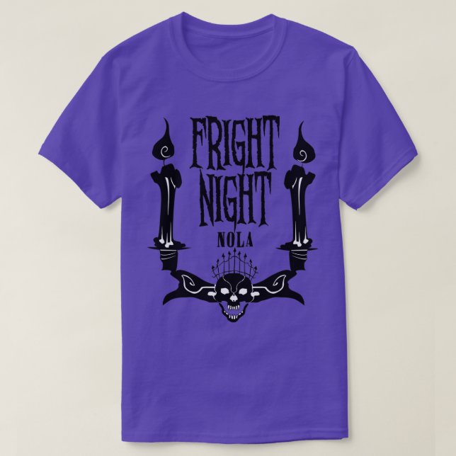 Logotypen Fright Night NOLA T Shirt (Design framsida)