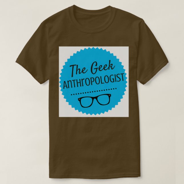 Logotypen Geek Antropolog T Shirt (Design framsida)