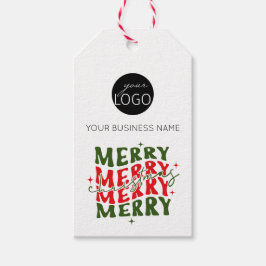 Logotypen god jul Script Business Presentetikett