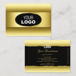Logotypen Golden Oval Ram Visitkort
