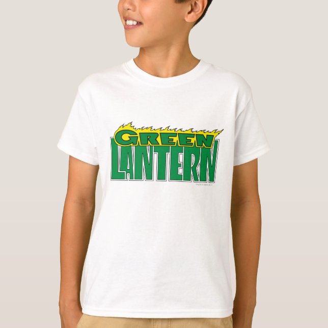Logotypen grönt - Gultens glödlampor Tee Shirt (Framsida)