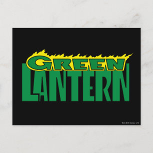 Logotypen grönt - Gultens glödlampor Vykort