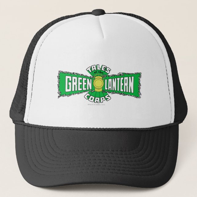 Logotypen Grönt Lantern Corps - Grönt Truckerkeps (Framsida)