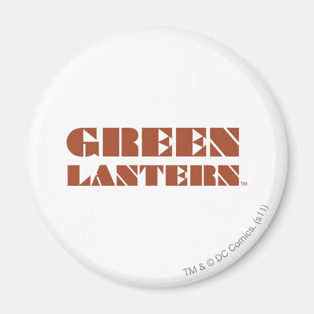 Logotypen grönt Lantern - Tan Magnet (Framsidan)