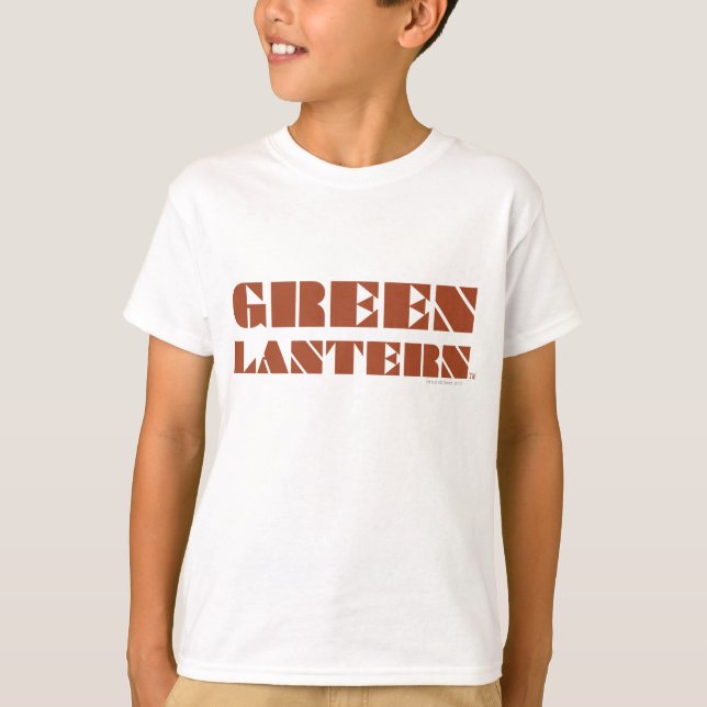 Logotypen grönt Lantern - Tan Tee Shirt (Framsida)
