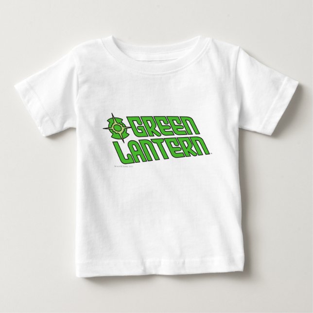 Logotypen grönt Ljusmönster lutad Tröja (Framsida)