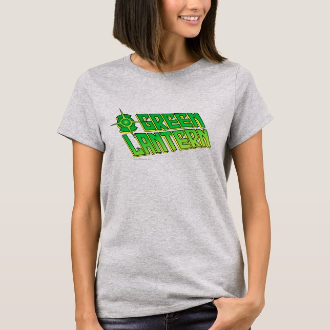Logotypen grönt - Lutning T-shirt (Framsida)