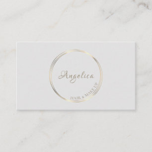 Logotypen Guld Circles Visitkort
