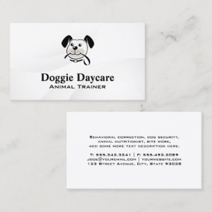Logotypen hund för Leash Visitkort