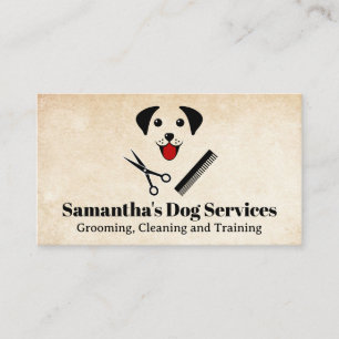 Logotypen hund Lycklig Puppy Visitkort