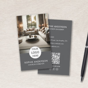 Logotypen Insida Designer Photo QR Social Media Gr Visitkort