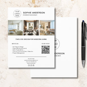 Logotypen Insida Designer Photo QR White Business Reklamblad