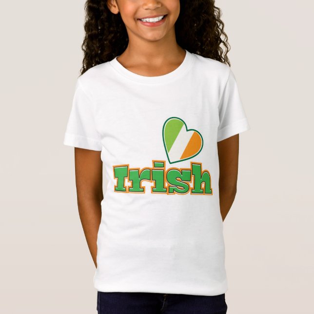 Logotypen Irish tecknad T Shirt (Framsida)