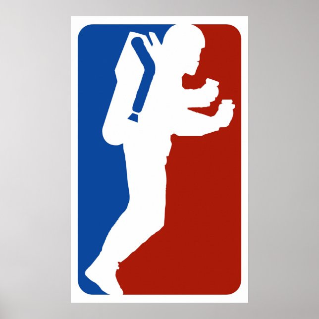 logotypen Jet Pack poster utskrift (Framsidan)