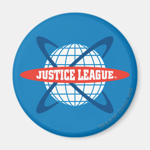 Logotypen Justice League Globe Magnet