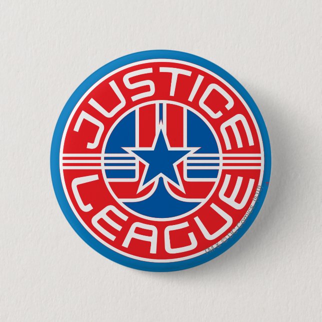Logotypen Justice League Knapp (Framsida)