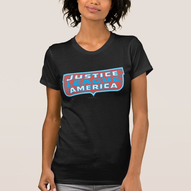 Logotypen Justice League of America Tee (Framsida)