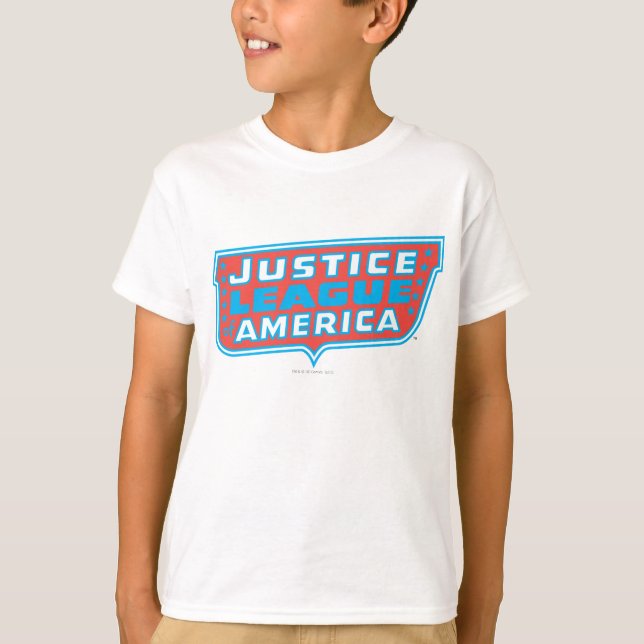 Logotypen Justice League of America Tee Shirt (Framsida)
