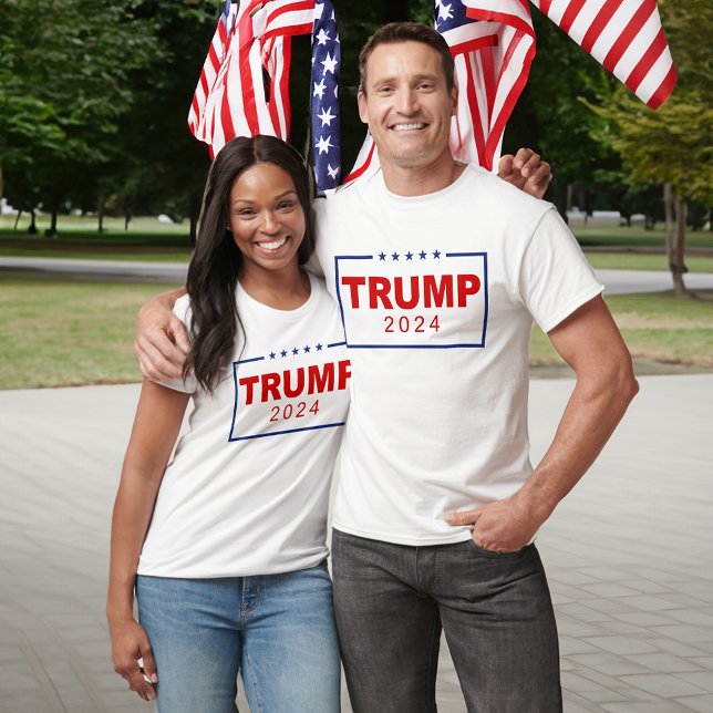 Logotypen Klassisk rektangel 2024 T Shirt (trump 2024 shirts)