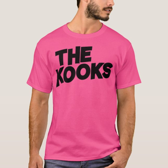 Logotypen Kooks (svart) T Shirt (Framsida)