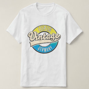 Logotypen Leipzig vintage stil. T Shirt