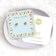 Logotypen Ljus i julafton Visning Card