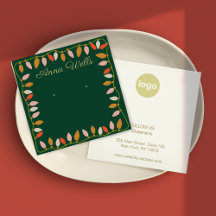 Logotypen Ljus i julafton Visning Card