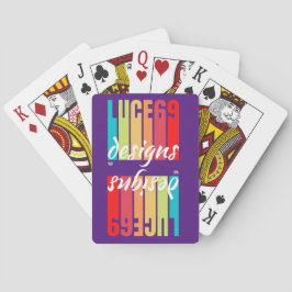 logotypen "LUCE69 DESIGNS" Casinokort