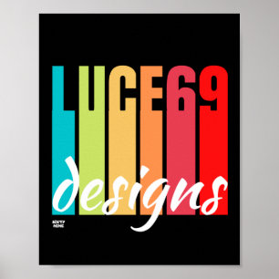 logotypen "LUCE69 DESIGNS" poster