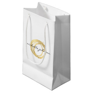 Logotypen Luxe Faux Guld-färgad cirkelformare