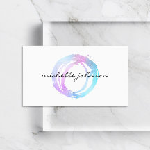 Logotypen Luxe Faux Holography Pawarded Circle Des