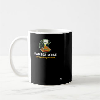 Logotypen Manitou Vår Incline Colorado Statlig fla Kaffemugg