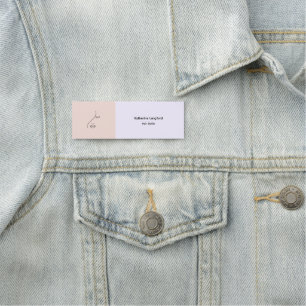 Logotypen Modern Abstrakt Woman Beauty Ansikte Namnbricka