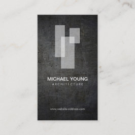 Logotypen Modern Architectural Block White/Mörk Me Visitkort