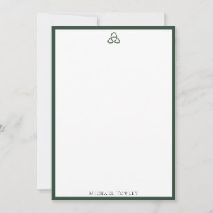 Logotypen Modern Celtic Knot Anteckningskort