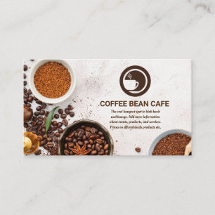 Logotypen Mugg Kaffebönor Visitkort