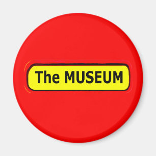 Logotypen MUSEUM Zazzle Magnet