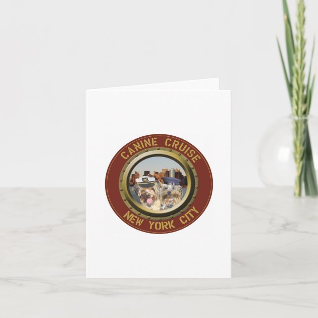 Logotypen Notecards Hund Cruise Kort (Framsida)