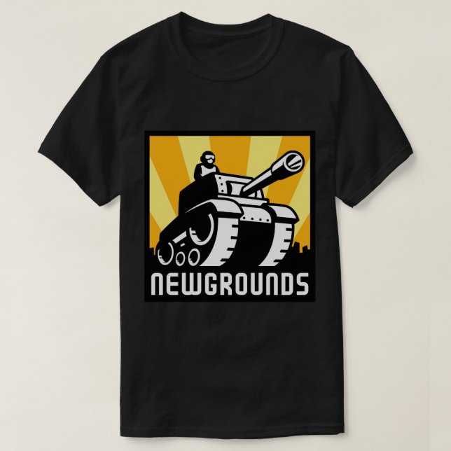 Logotypen Nygrunder Poster teckning T Shirt (Design framsida)