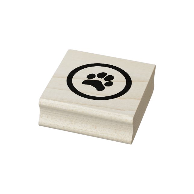 Logotypen Paw Print Stämpel (Stämpel)