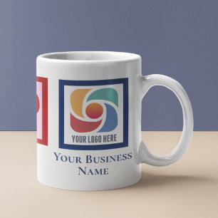 Logotypen Peace Kärlek Anpassningsbar Business Kaffemugg