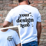 Logotypen Personlig för främre och bakre Anpassnin T Shirt<br><div class="desc">Den här Logotypen för Front and Back Design Anpassningsbar Personlig Tri-Blend Shirt erbjuder ett elegant och professionell sätt att visa ditt varumärke. Oavsett om du företräder ett företag, ett team eller ett personligt projekt, ger den här skjortan perfekten arbetsyta för anpassningsbarnas logotyp. Med alternativet att lägga till logotypen både på...</div>