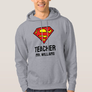 Logotypen Personlig Superman Hoodie