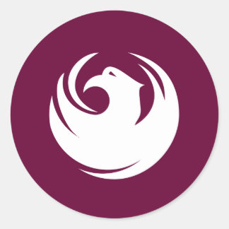Logotypen Phoenix Officiell Runt Klistermärke