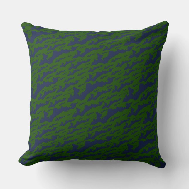 Logotypen Pillow - flottan på Grönten Kudde (Framsida)