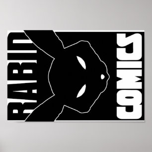 Logotypen Rabid Tecknads poster