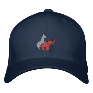 Logotypen Republikaner Broderad Keps