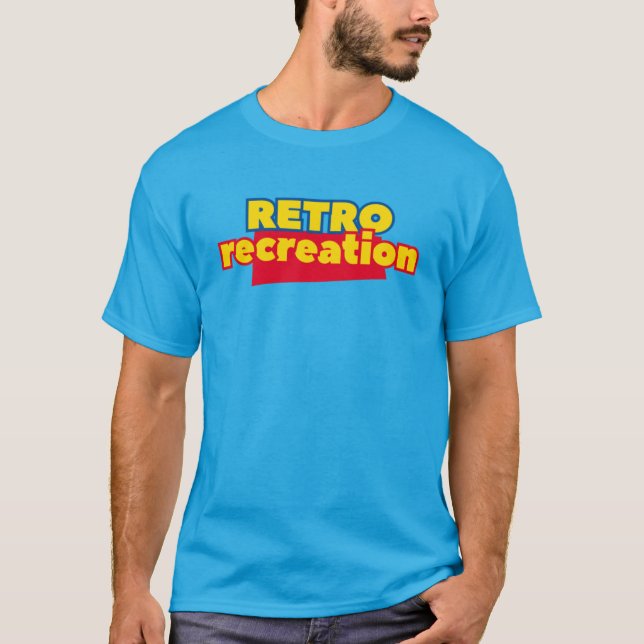 Logotypen Retro Recretion Leksak Story T Shirt (Framsida)
