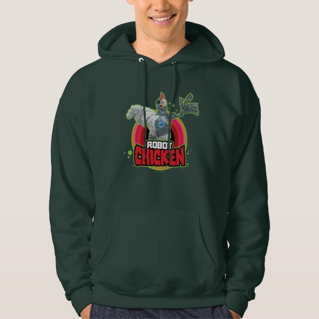 Logotypen Robot Chicken Character Hoodie (Framsida)